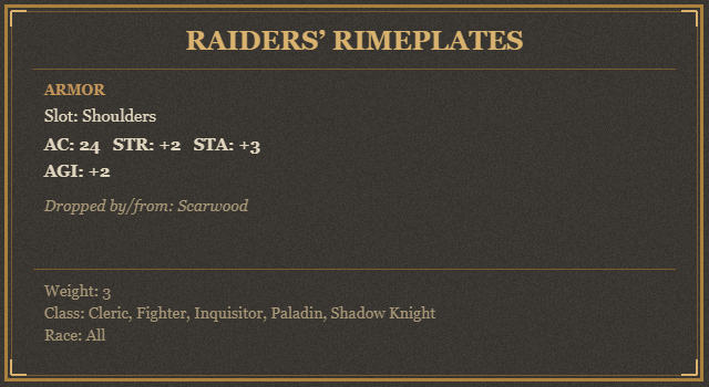 Raiders’ Rimeplates