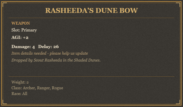 Rasheeda’s Dune Bow