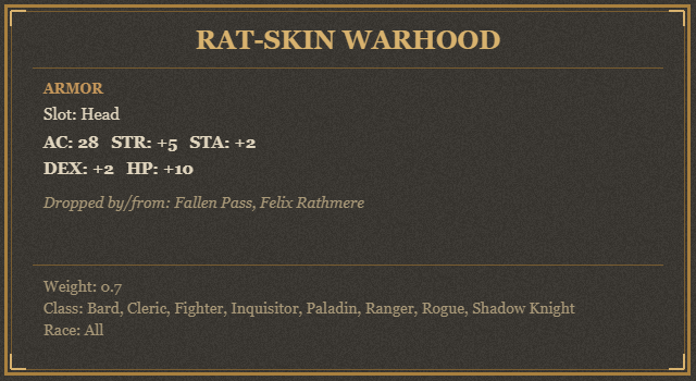 Rat-Skin Warhood