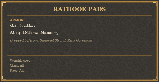 Rathook Pads