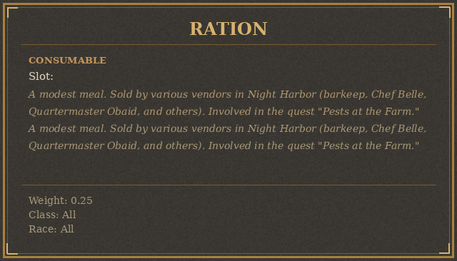 Ration