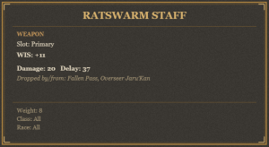 Ratswarm Staff