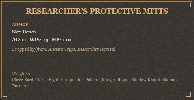 Researcher’s Protective Mitts