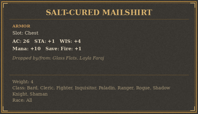 Salt-Cured Mailshirt