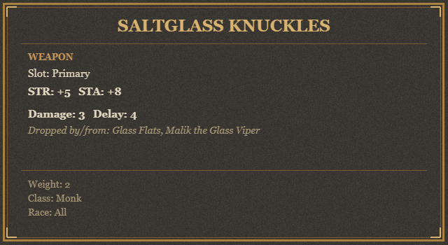 Saltglass Knuckles