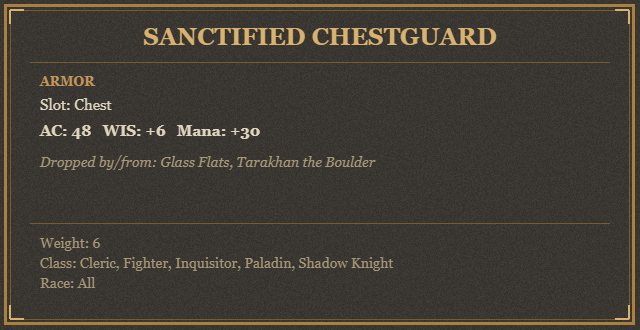Sanctified Chestguard
