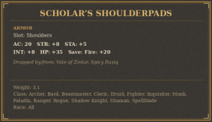 Scholar’s Shoulderpads