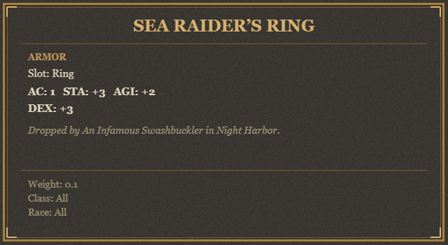 Sea Raider’s Ring