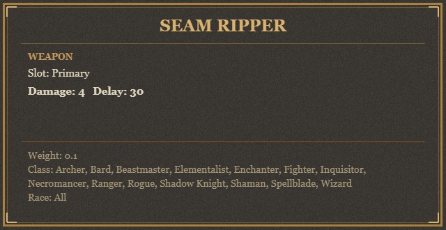 Seam Ripper