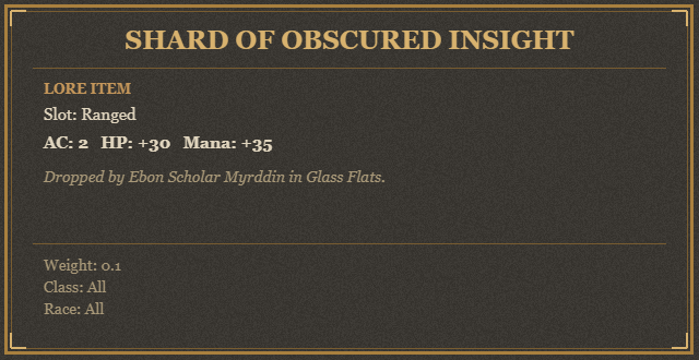 Shard of Obscured Insight