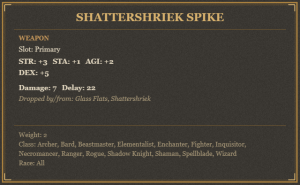 Shattershriek Spike