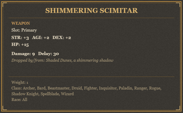 Shimmering Scimitar