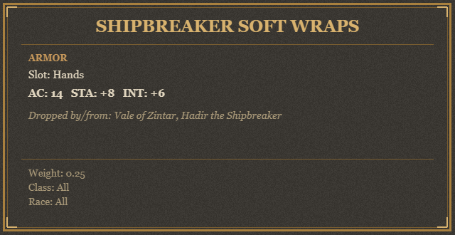 Shipbreaker Soft Wraps