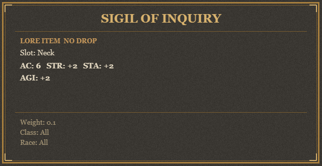 Sigil of Inquiry