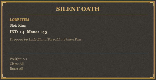 Silent Oath