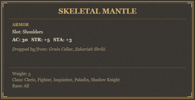 Skeletal Mantle