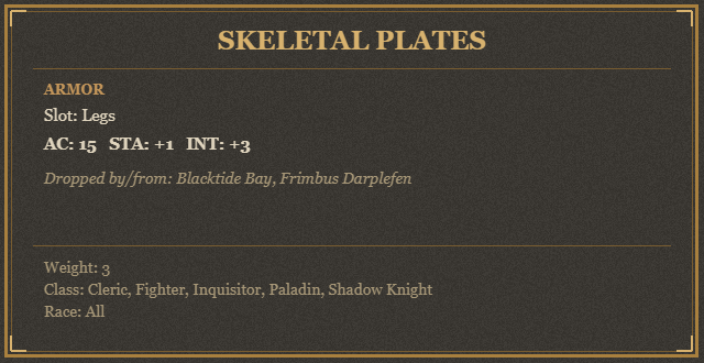 Skeletal Plates