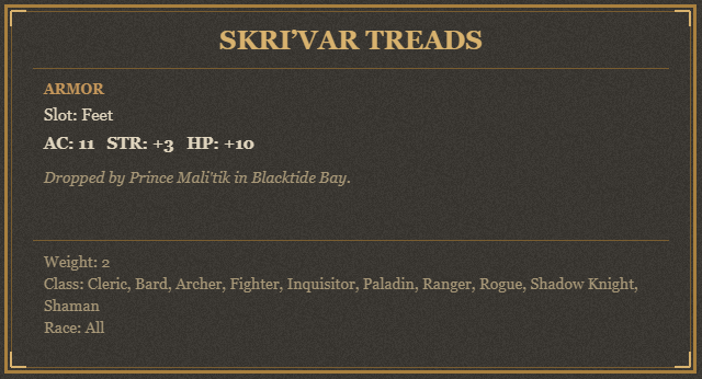 Skri’var Treads