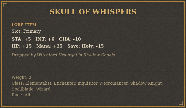 Skull of Whispers