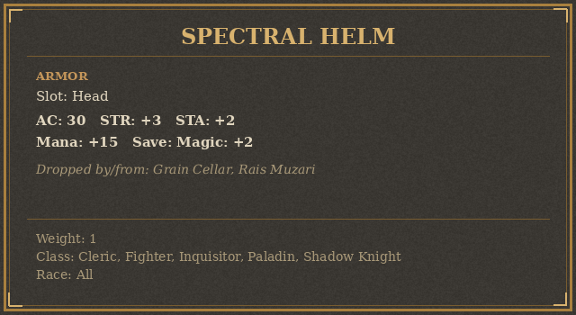 Spectral Helm