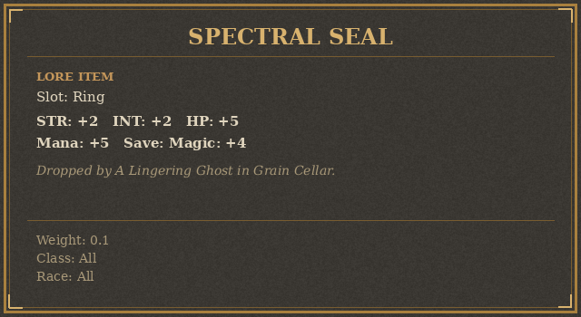 Spectral Seal