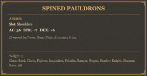 Spined Pauldrons