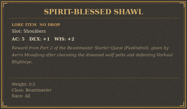 Spirit-Blessed Shawl