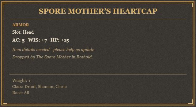 Spore Mother’s Heartcap