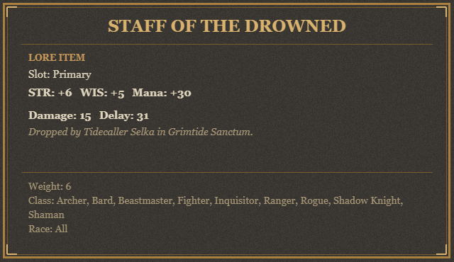 Staff of the Drowned