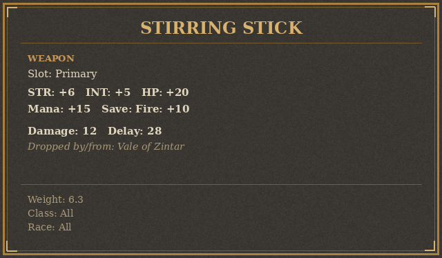 Stirring Stick