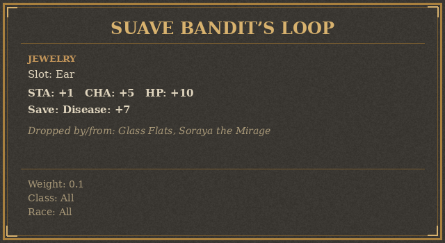 Suave Bandit’s Loop