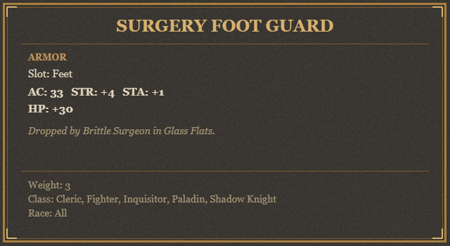 Surgery Foot Guard