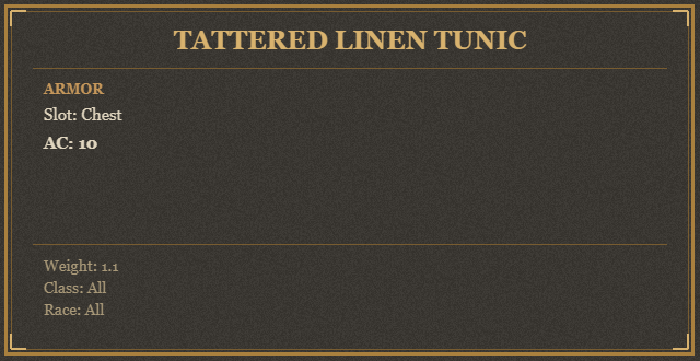 Tattered Linen Tunic