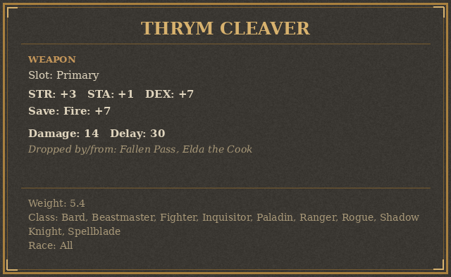 Thrym Cleaver