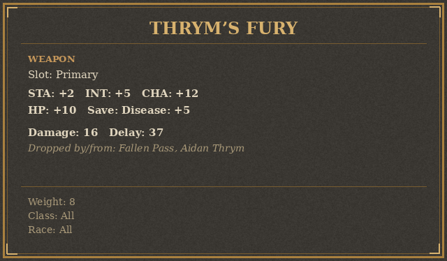Thrym’s Fury