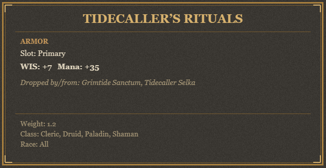 Tidecaller’s Rituals
