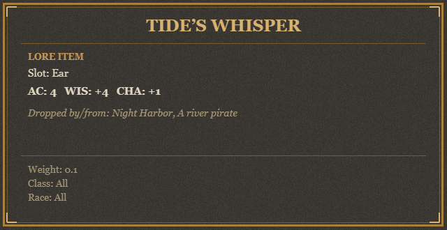 Tide’s Whisper