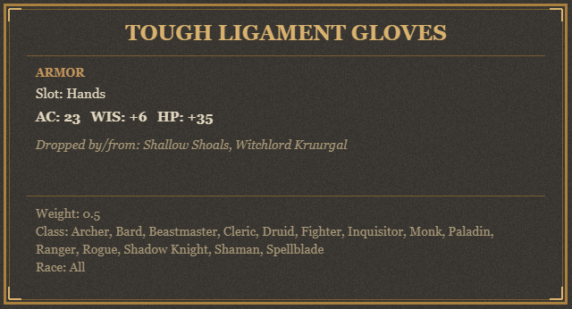Tough Ligament Gloves