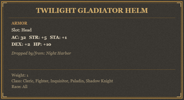 Twilight Gladiator Helm
