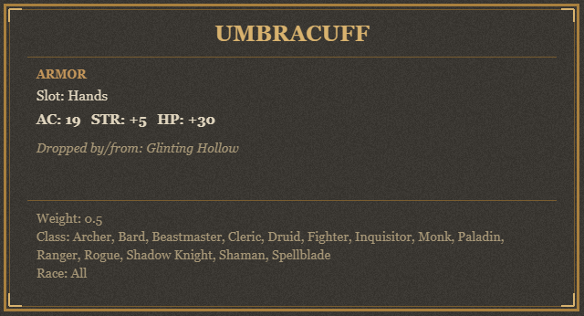 Umbracuff