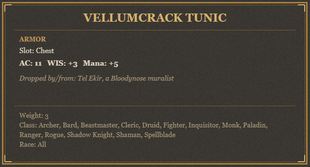 Vellumcrack Tunic
