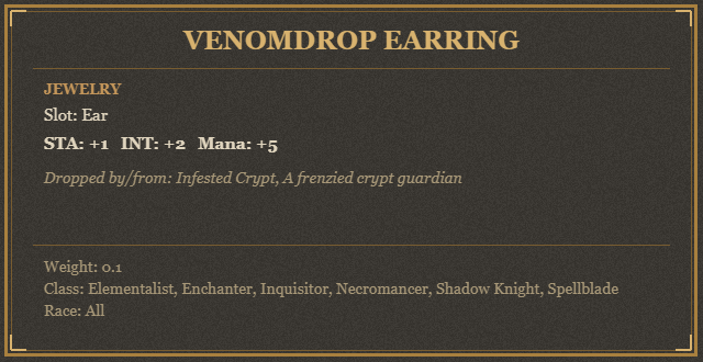Venomdrop Earring