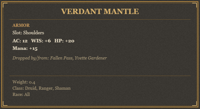 Verdant Mantle