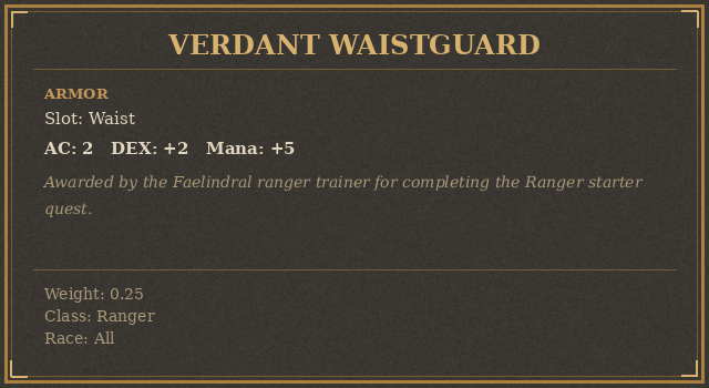 Verdant Waistguard