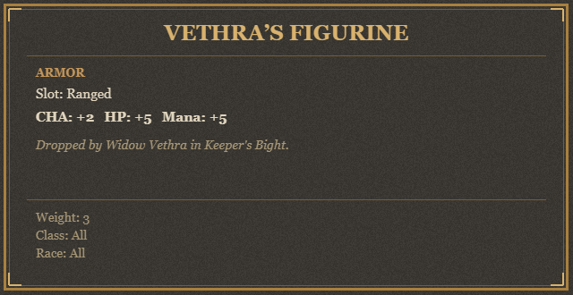 Vethra’s Figurine