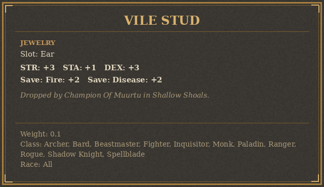 Vile Stud