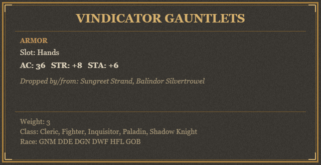 Vindicator Gauntlets