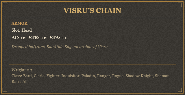 Visru’s Chain