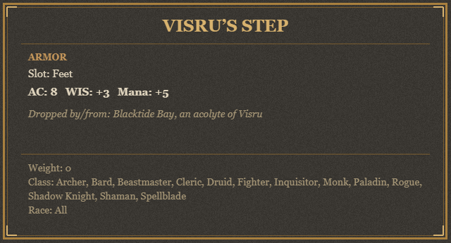 Visru’s Step