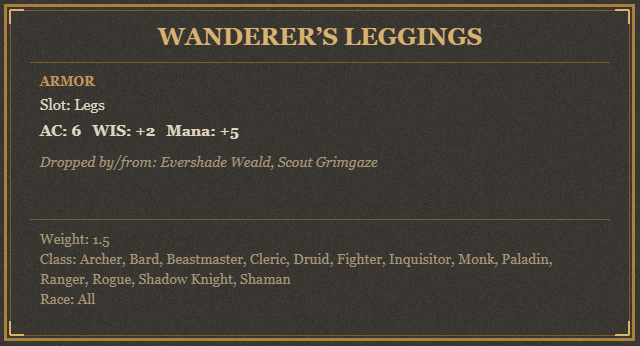 Wanderer’s Leggings